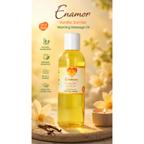 Ulei de masaj si Gel Lubrifiant, Nature Body, cu incalzire Enamore Vanilla Sunrise, 100 ml